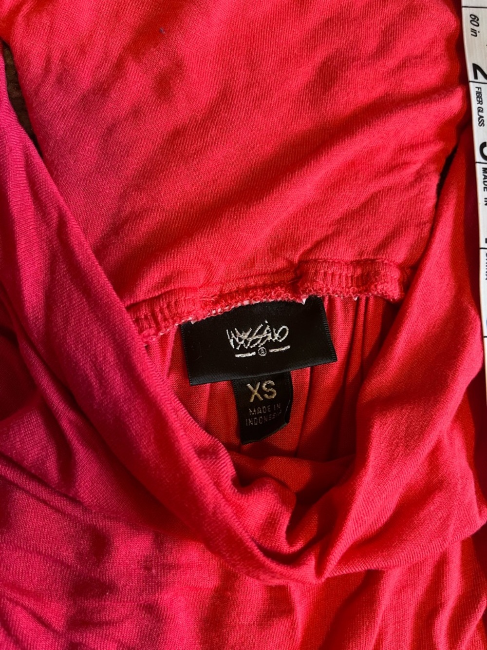 Mossimo Women's Pink Cowl Neck Blouse Size XS - Picture 3 of 6